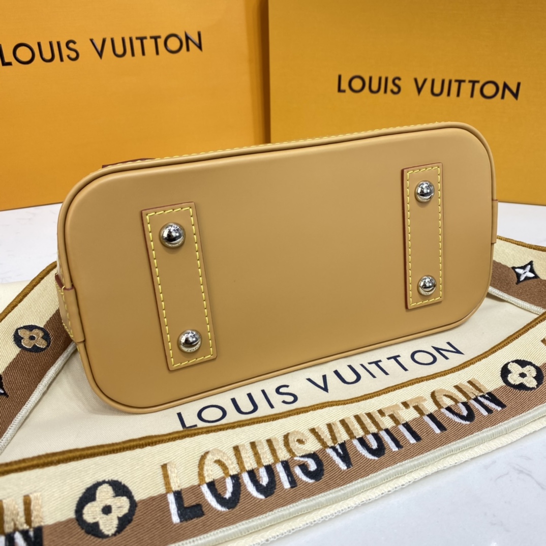 Louis Vuitton ALMA BB Epi Leather Handbag M57540 Honey Gold